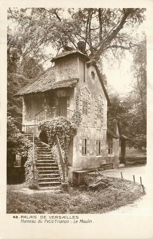 Häuschen des Petit-Trianon — Das Mühle — Edition des Musée des Palais du Louvre, Nr. 48 - Vorderseite