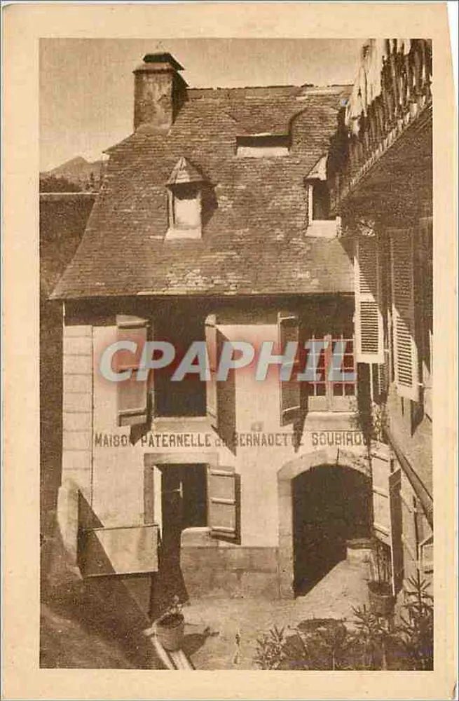 Maison Paternelle de Ste-Bernadette — Lourdes — Édit. du Rosaire - Recto