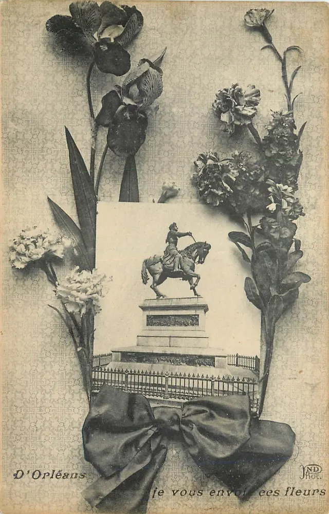 D'Orléans — Estátua equestre — JND Phot. - Frente