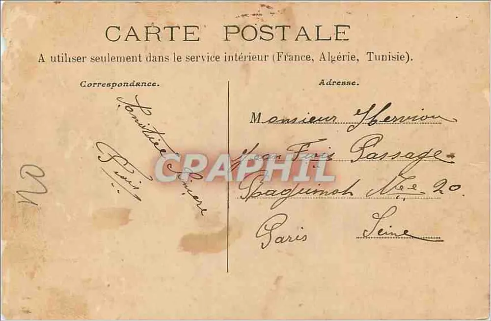 Toulon — L'Arsenal Maritime. Mitrailleuses et canons chinois d'origine allemande — Collection C. Caud. - Verso