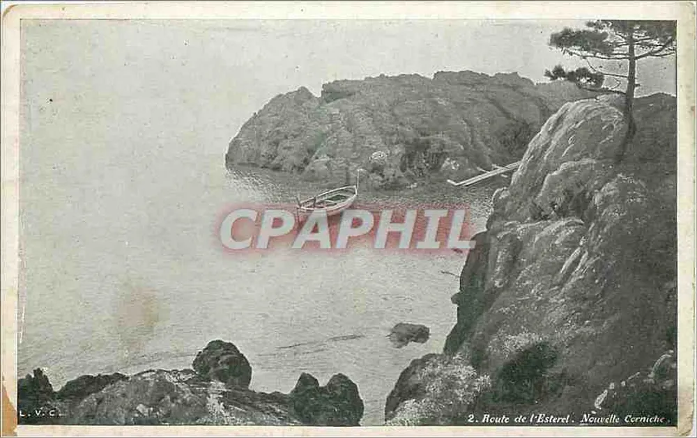 Route de l'Esterel - Nouvelle Corniche — L.V.C. éditeur - Frente