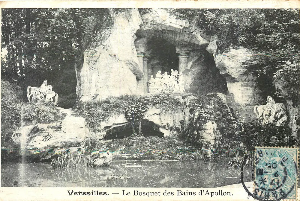Versailles — Le Bosquet des Bains d'Apollon — éditeur non visible - Recto