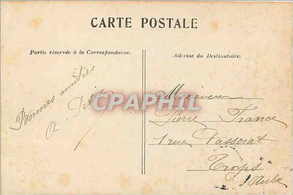 Versailles — Le Bosquet des Bains d'Apollon — éditeur non visible - Verso