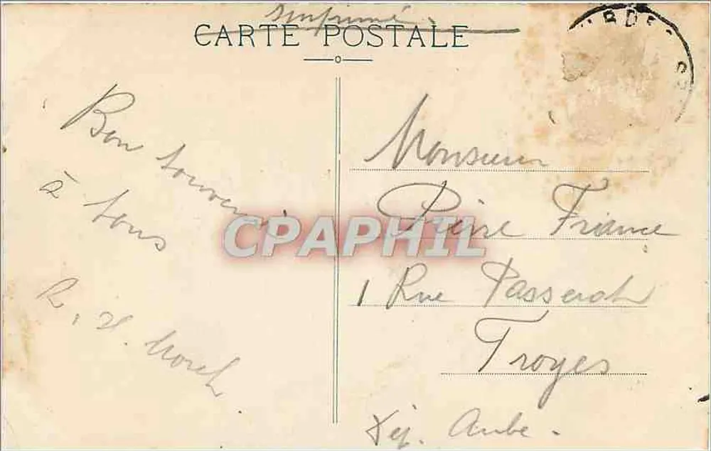 Lourdes — Moulin où est née Bernadette Soubirous — Édition L - Verso