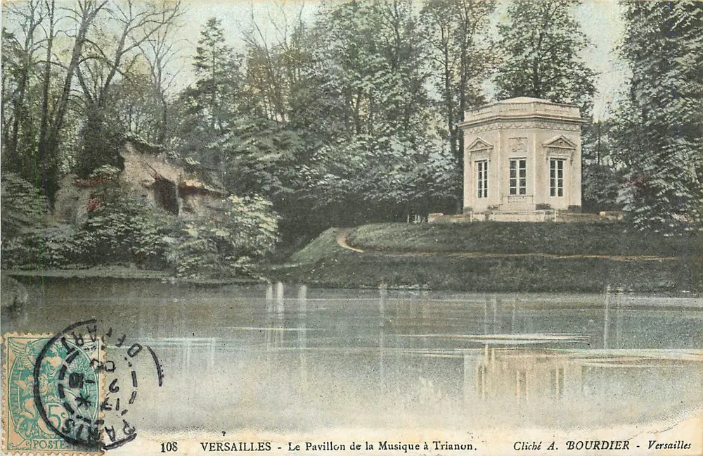 Versailles - Le Pavillon de la Musique à Trianon — Cliché A. BOURDIER - Versailles, n° 108 - Recto