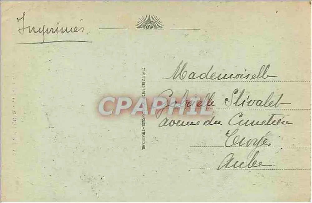 Strasbourg - La Petite France — éditeur CAP, n° 95 - Verso