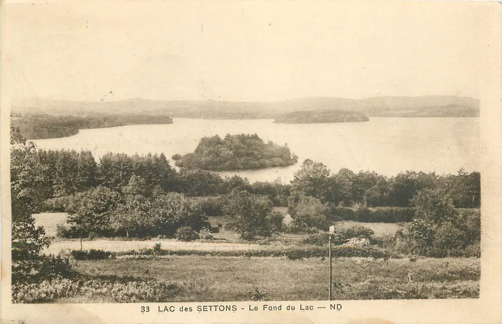 Lago dos Settons — Fundo do Lago — ND - Frente