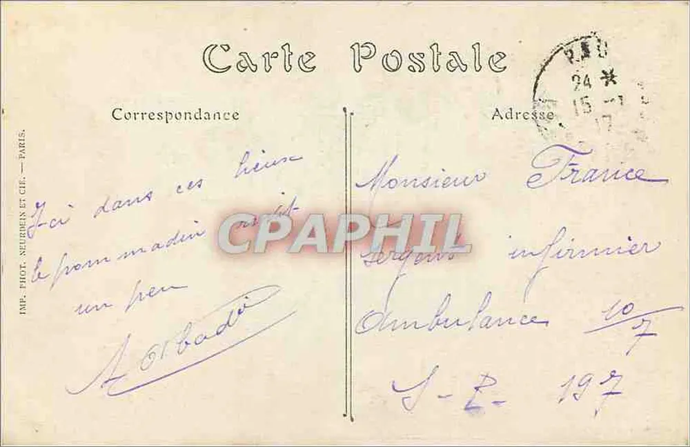 Pau — O Castelo — ND. Fot. - Verso