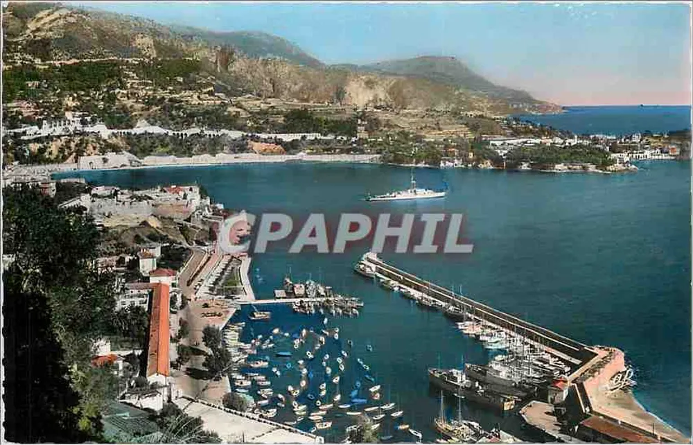 Villefranche-sur-Mer — Blick auf die Darse und die Rade — Réal-Photo des Arts Photomécaniques (15) - Vorderseite