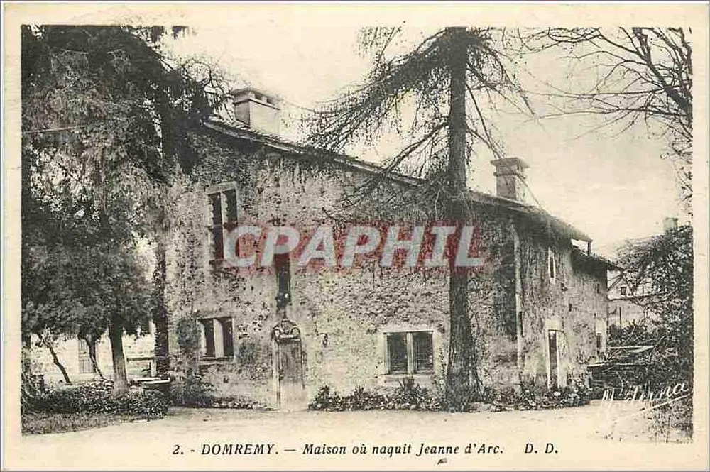 Domrémy — Maison où naquit Jeanne d'Arc — Phototypie Daniel Deneu - Recto
