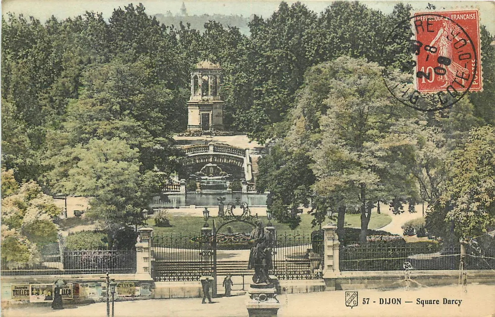 Dijon — Square Darcy — editor Trilles, n° 57 - Frente