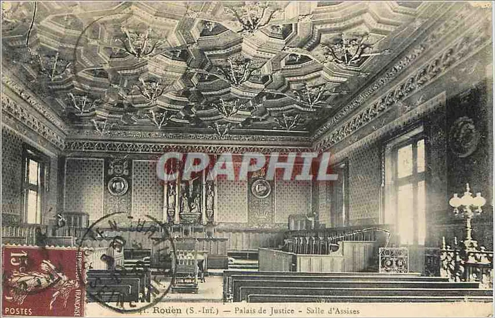 Rouen (S.-Inf.) — Palais de Justice — Salle d'Assises - Recto