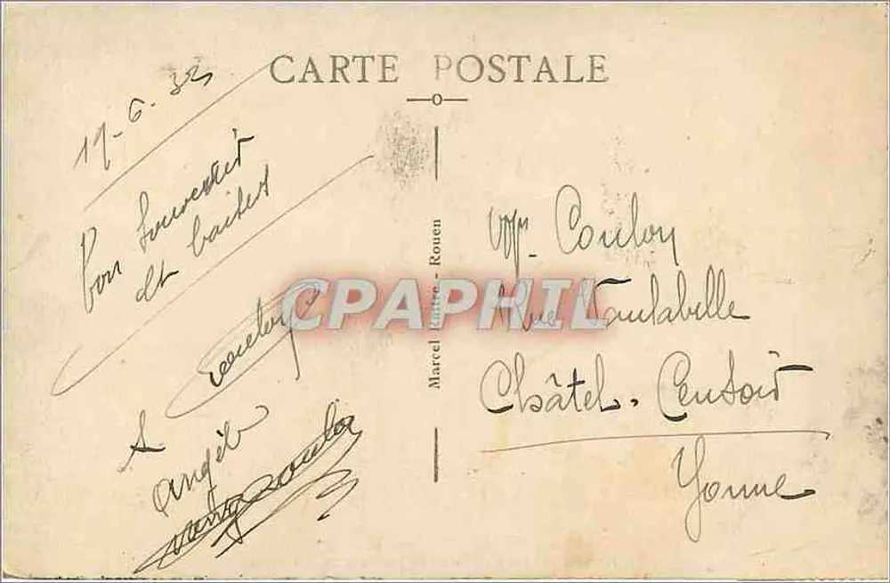 Rouen (S.-Inf.) — Palais de Justice — Salle d'Assises - Verso