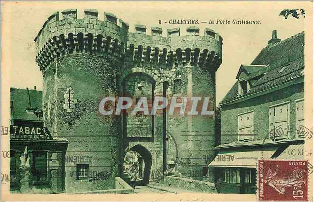 Chartres — De Porte Guillaume — uitgever A. Lévy, n°8 - Voorkant