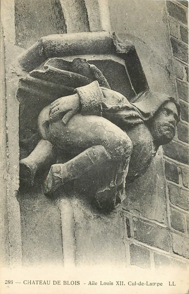 Schloss Blois — Flügel Louis XII, Cul-de-Lampe — Verlag R. Letellier, Nr. 286 - Vorderseite