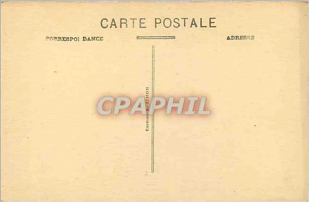 Castelo de CHAUMONT-sur-LOIRE — O poço — Edição Simon - Verso
