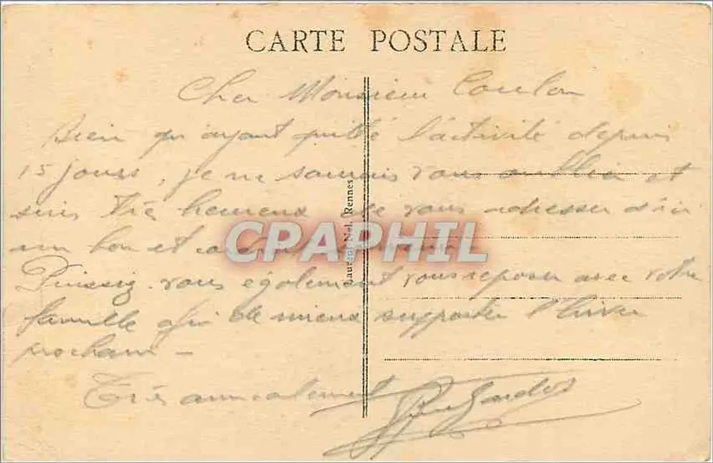 Costa de Émeraude - Dinard - A Piscina — 3370 - Verso