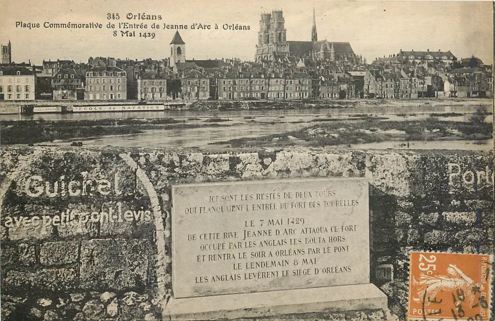 Orléans — Einzug der Jungfrau von Orléans — Guichal mit kleinem Schiffsbrücke geöffnet - Vorderseite
