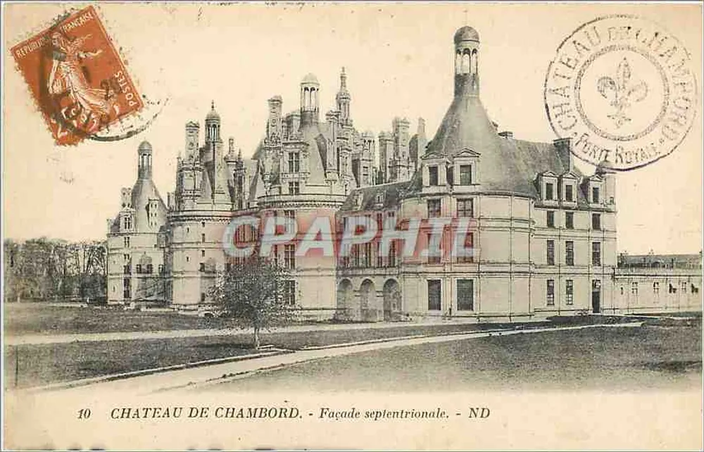 Château de Chambord — Façade septentrionale — ND - Recto