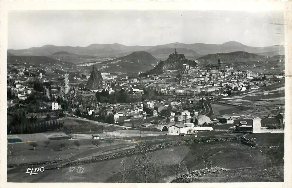 Le Puy-en-Velay — Vue Générale des 4 Rochers — Édition Elno - Recto