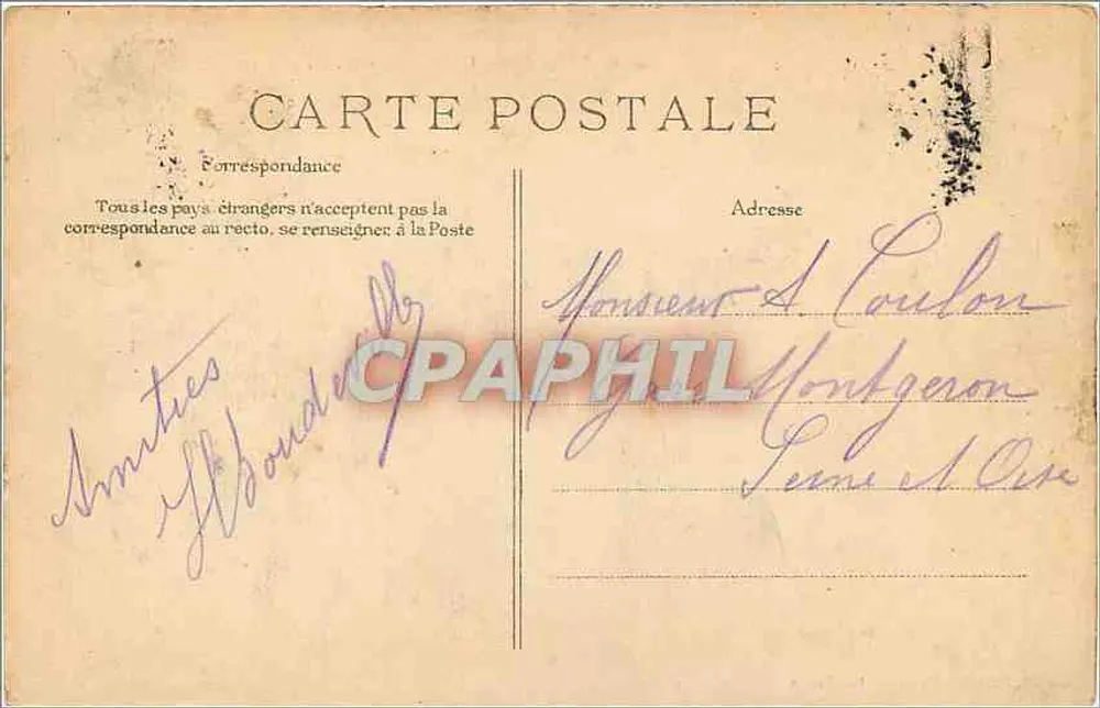Bordeaux — Het Haven — Marcel Delboy, Uitgever, Bordeaux - Achterkant