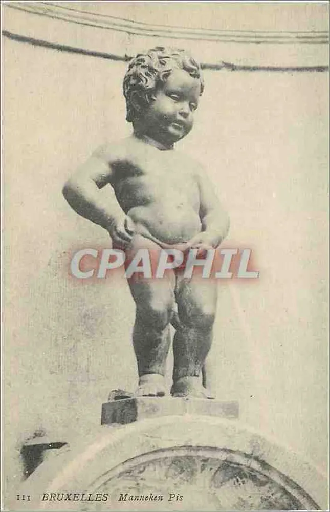 Bruxelas — Manneken Pis — editor anônimo, n° 111 - Frente