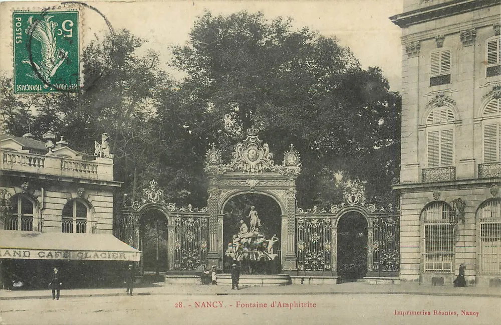 NANCY — Fonte de Amphitrite — Imprentas Reunidas, Nancy - Frente