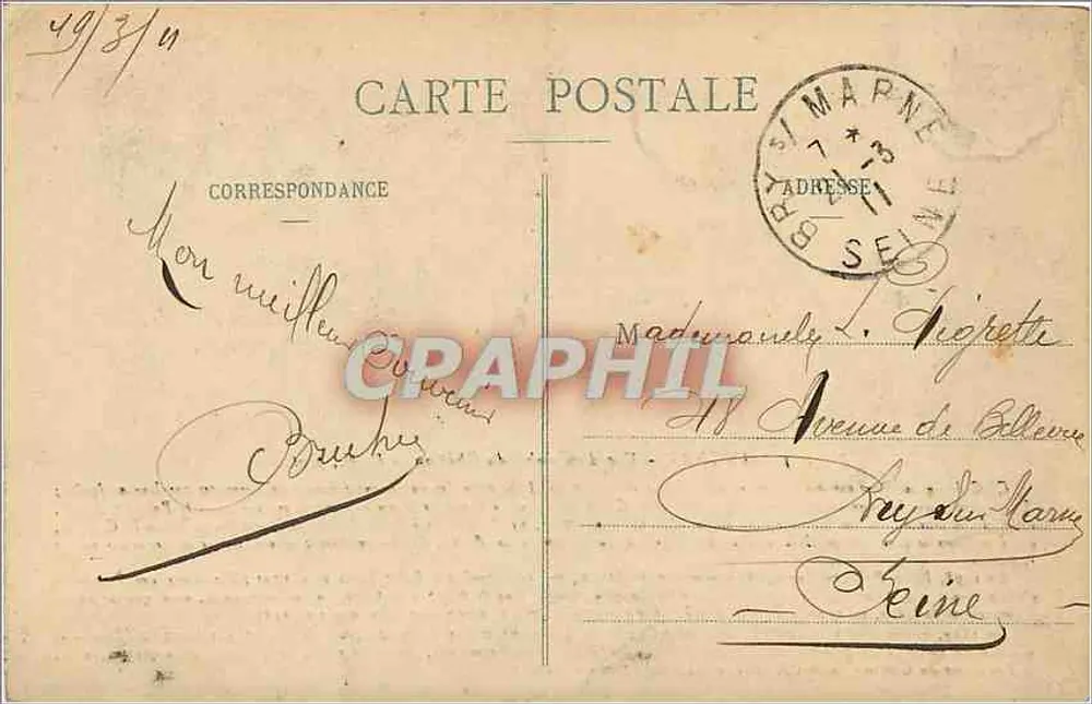 Angers — Vista geral do Castelo — L. V., fot. — n° 234 - Verso