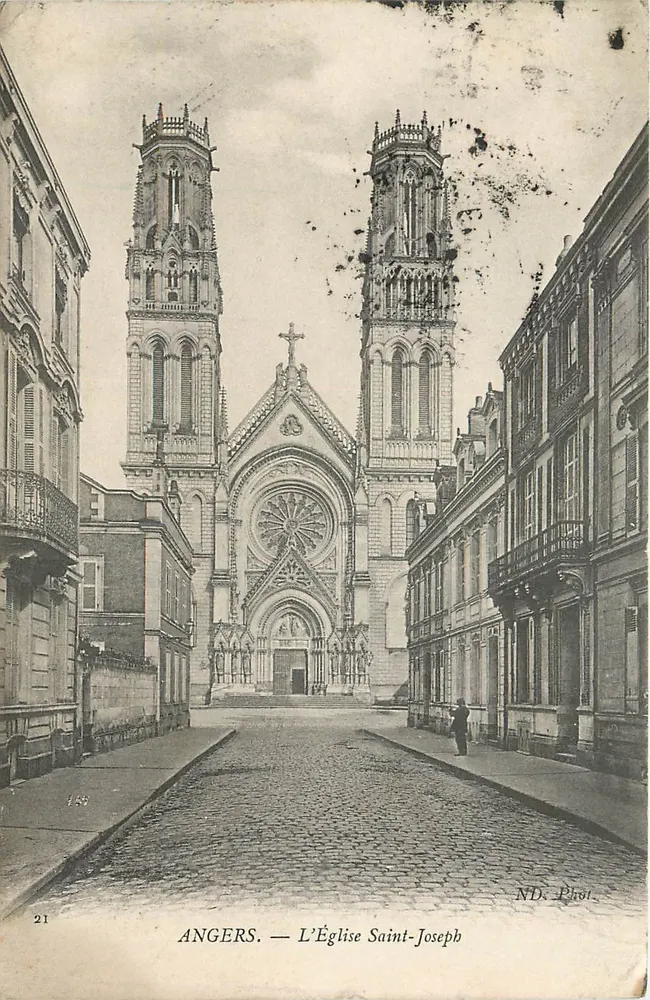 Angers — A Igreja de São José — NDs Phot. - Frente