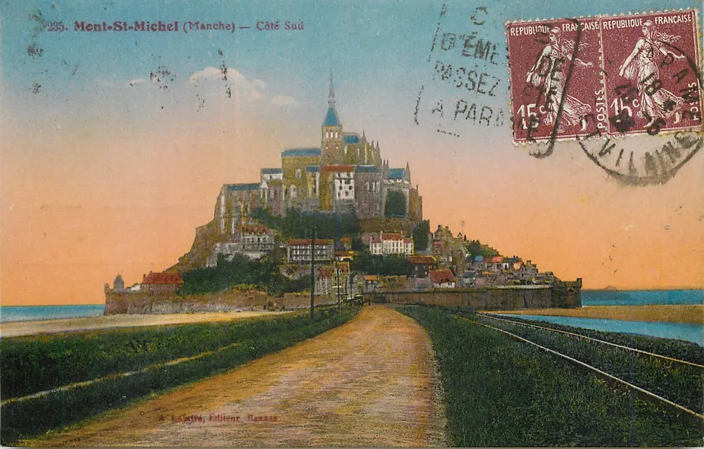 Monte-Santo-Michel (Manche) — Lado Sul — Editor Lagneau, n°235 - Frente