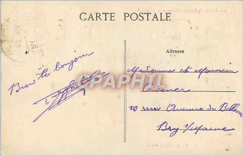 Monte-Santo-Michel (Manche) — Lado Sul — Editor Lagneau, n°235 - Verso