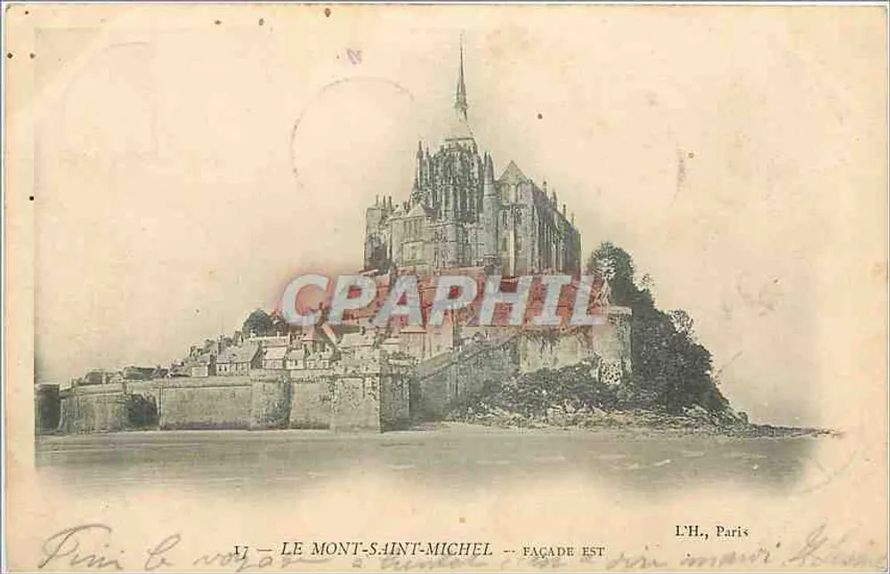 O Mont-Saint-Michel — Fachada Leste — L.H., Paris - Frente