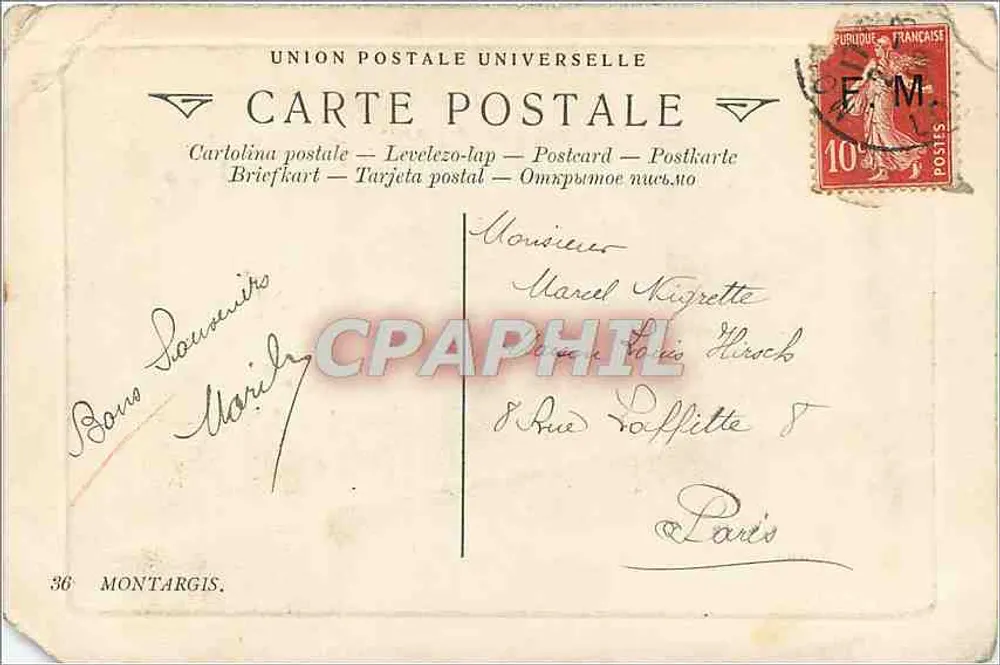O Jardim Darzy — Montargis — editor LL - Verso