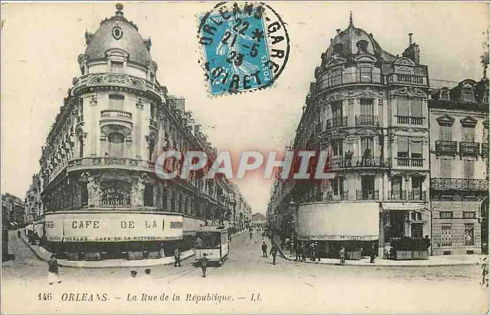 Orléans — A Rue de la République — L.L. n°146 - Frente