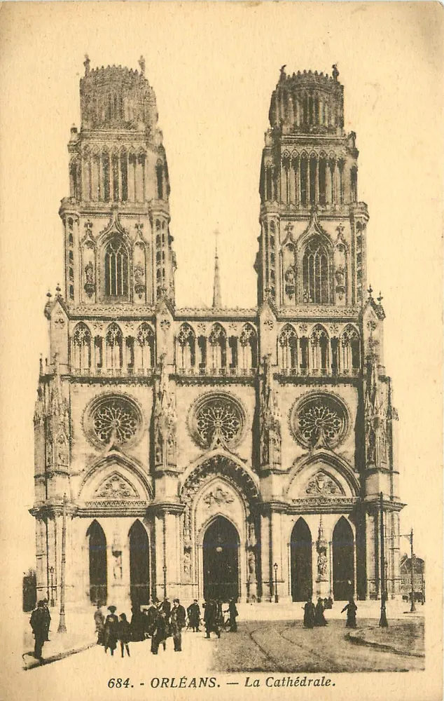 Orléans — A Catedral — Vve André Garnon, editor, n° 684 - Frente
