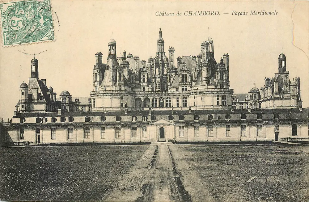 Castelo de CHAMBORD — Fachaça Meridional — Editor não identificado - Frente