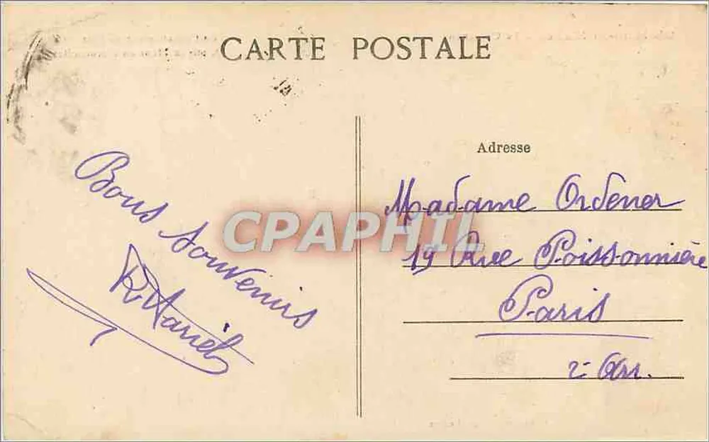 Mont-Saint-Michel — Le Couasnon — A. Lamire, Editora, N°259 - Verso