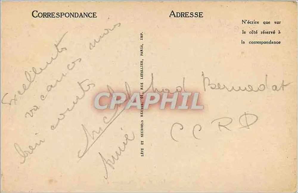 Amboise — Le Château — La Tour des Voitures — LL - Verso