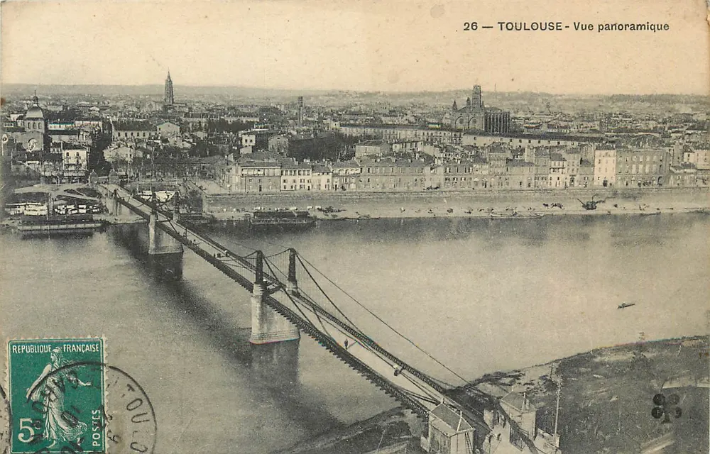 Toulouse — Vista panorâmica — Editor desconhecido, n° 26 - Frente
