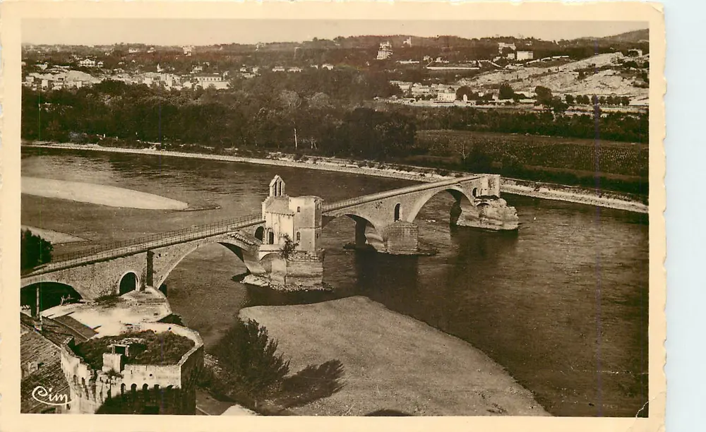 Avignon (Vaucluse) — De Brug van Sint-Bénézet — Cim - Voorkant
