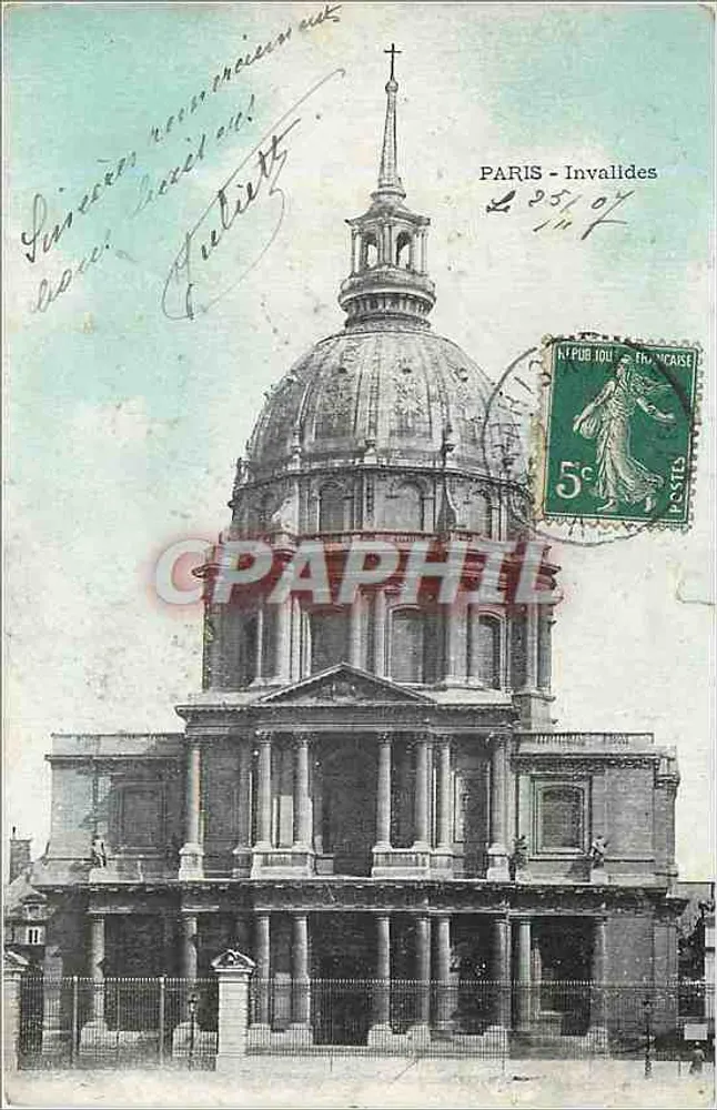 Paris - Invalides — editor desconhecido, número de série não visível - Frente