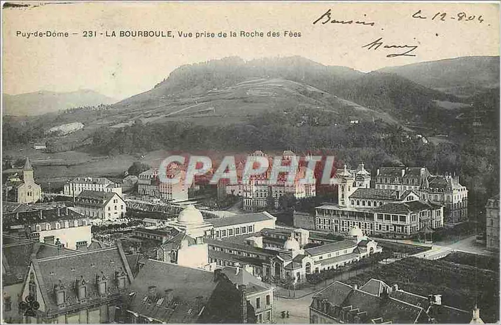 La Bourboule, Ansicht vom Roche des Fées — Puy-de-Dôme — 231 — Verlag nicht sichtbar - Vorderseite