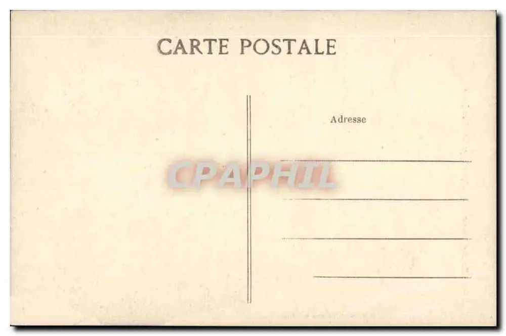 In der Bretagne — Die Pfeife erinnert an vergangene Zeiten — Sammlung VILLAND, Quimper, n°4657 - Rückseite