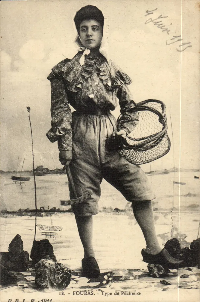 Fouras - Tipo de Pescadora — R.B.L.R. - 1911 - Frente