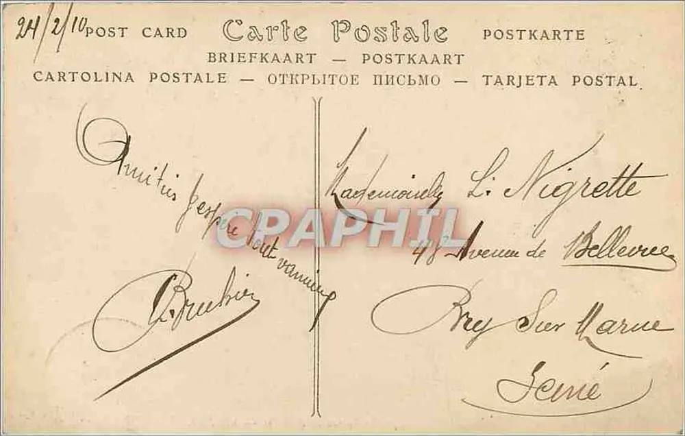 Castelo de BLOIS — ND Fot. — n° 540 - Verso
