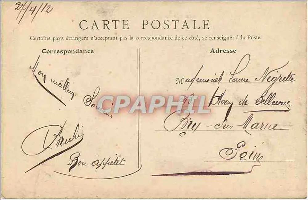 Beauvais — A Catedral — B.F. Paris - Verso