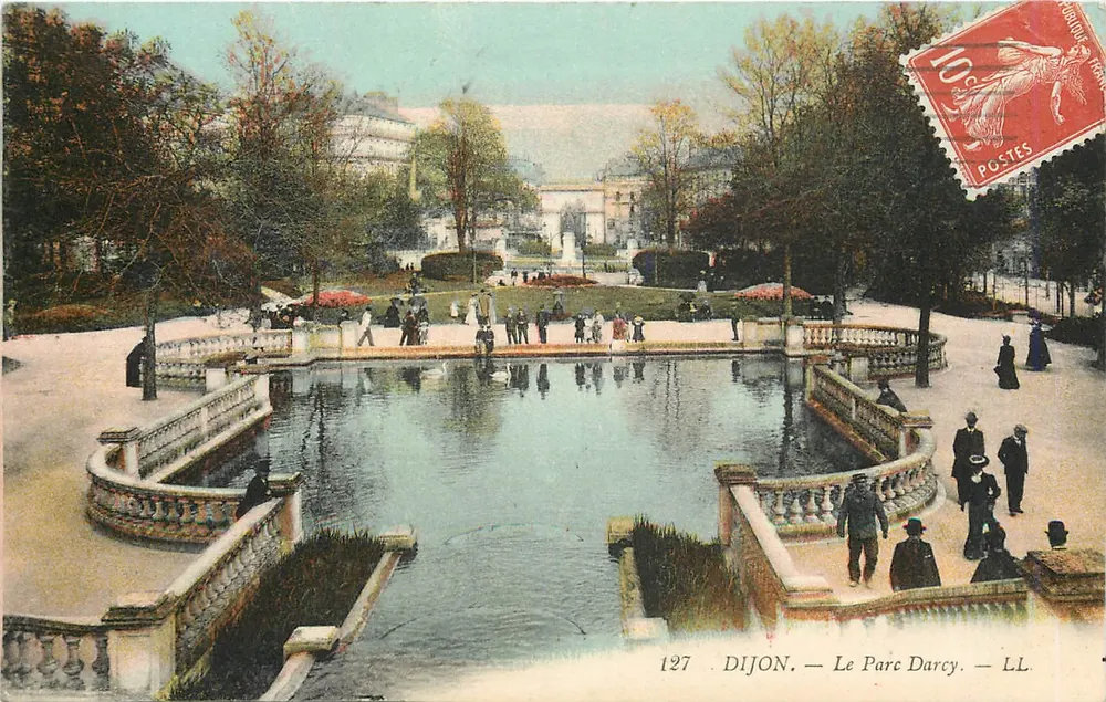 Dijon — O Parque Darcy — LL, n°127 - Frente
