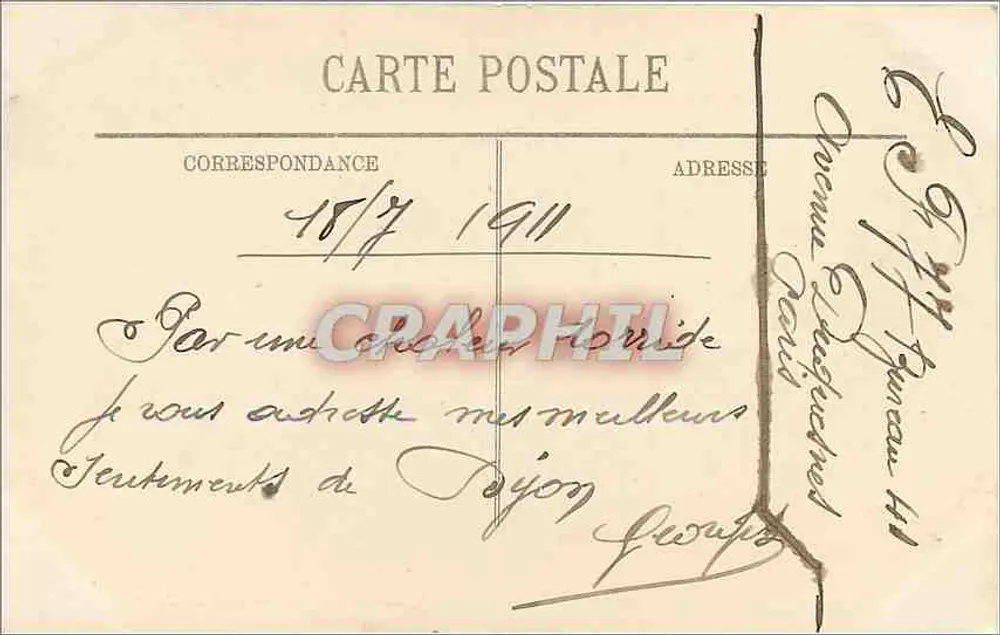 Dijon — O Parque Darcy — LL, n°127 - Verso
