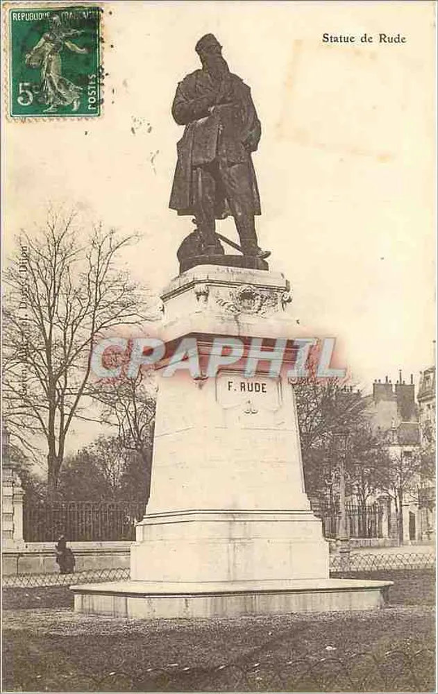 Statue de Rude — Paris — éditeur F. Rude, n° de série non visible - Recto