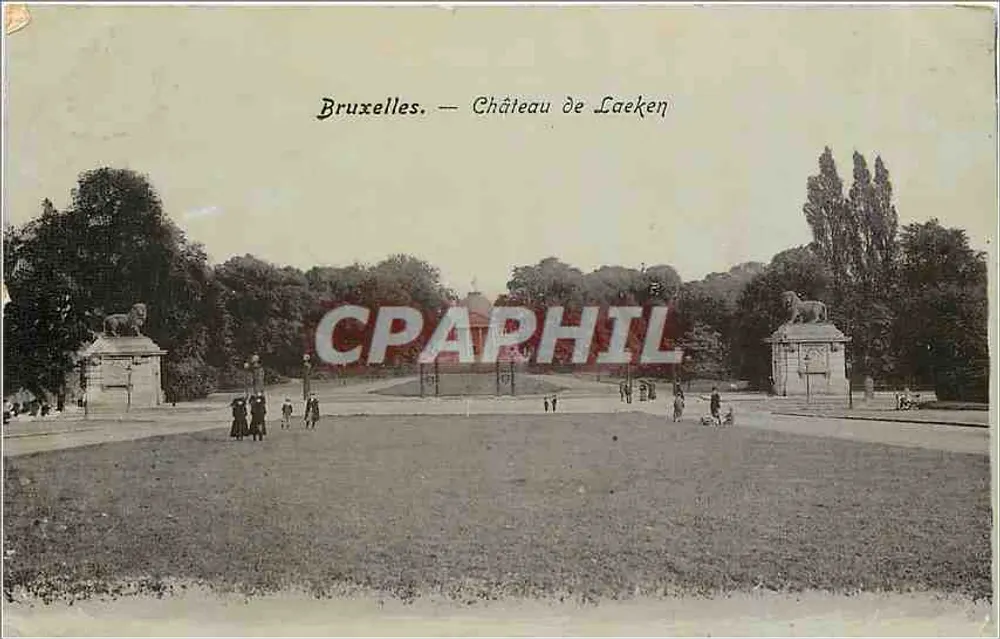 Bruxelas — Castelo de Laeken — editor não identificado - Frente